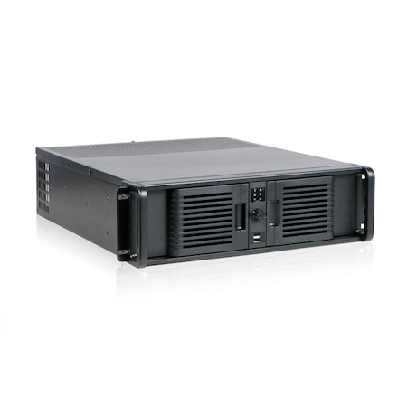 Istarusa iStarUSA D-300-PFS Chassis - 3U - Rack-mountable - 8 Bays - Black, Black D-300-PFS